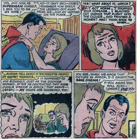 scene from Superman #196