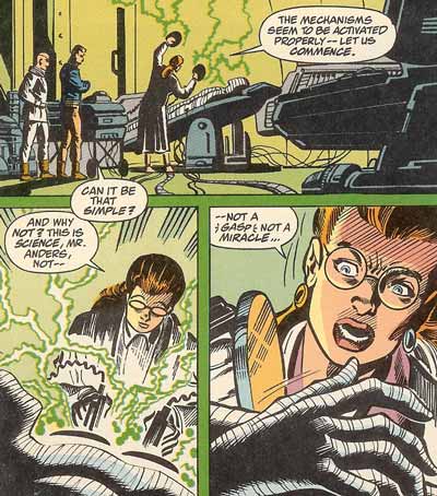 scene from Doc Savage #11