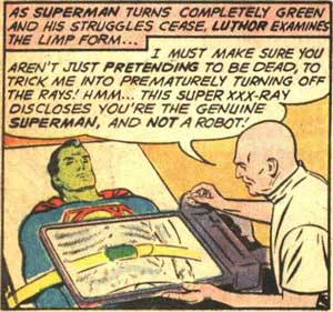 scene from Superman #183