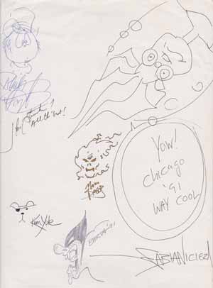 Autograph page