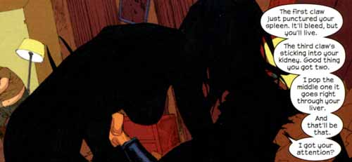 Scene from Ultimate Wolverine Vs Hulk #6