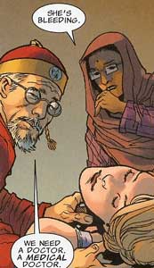 scene from Uncanny X-Men #512