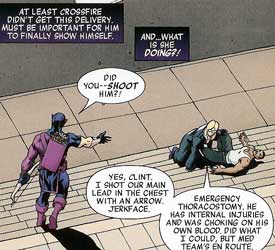 scene from Hawkeye & Mockingbird #1