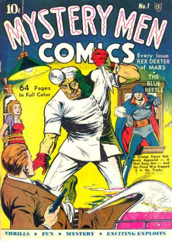 cover, Mystery Men Comics #1