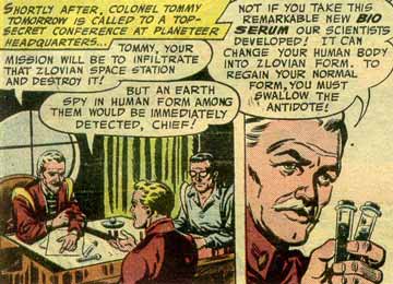 scene from Action Comics #222