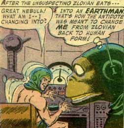 scene from Action Comics #222