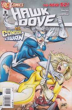 cover, Hawk and Dove #3
