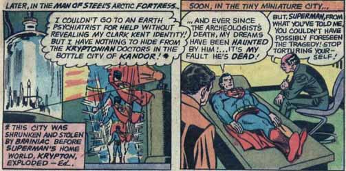 scene from Superman #201