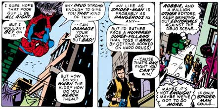 scene from Amazing Spider-Man #96