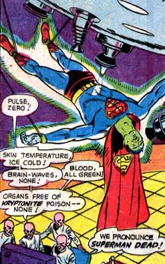 scene from Superman #188