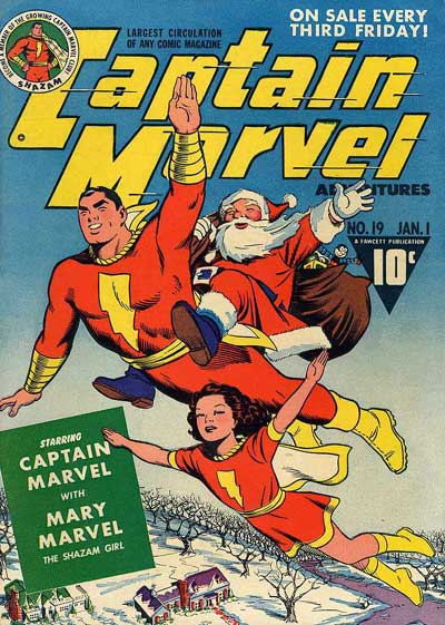 cover, Captain Marvel Adventures #19